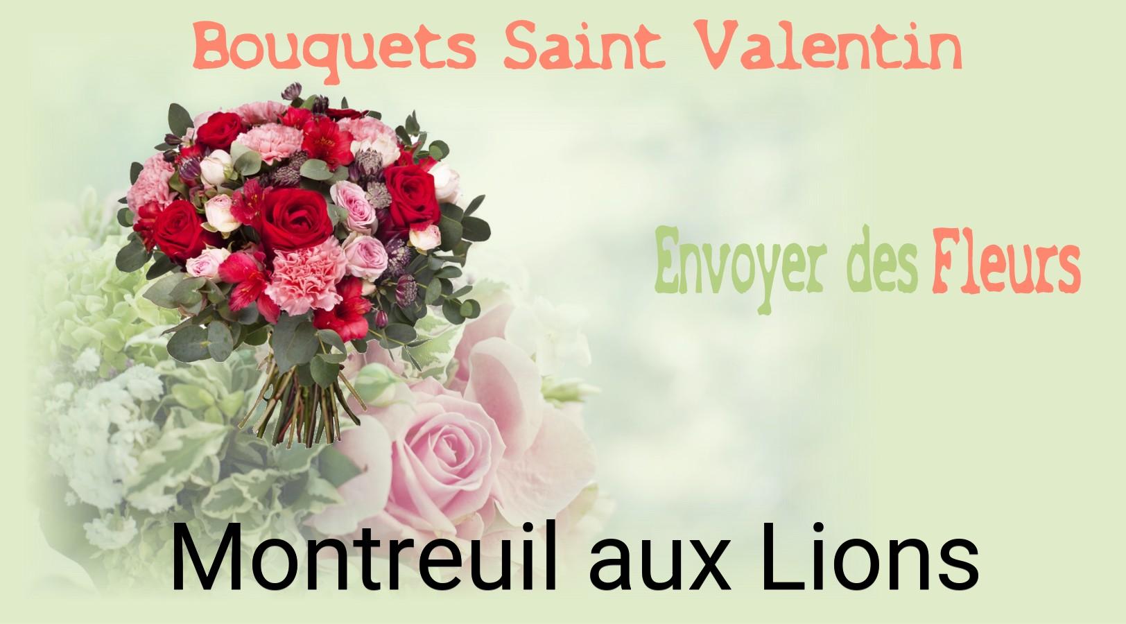 Roses de Saint-Valentin livrées à Montreuil-aux-Lions